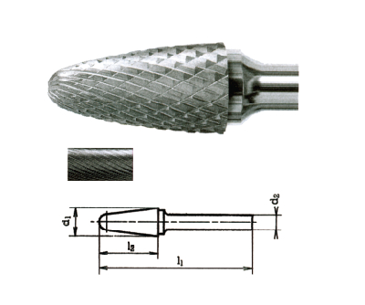 硬质合金钢弧形圆头旋转锉