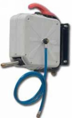 Schlauchaufroller für Luft, geschlossen