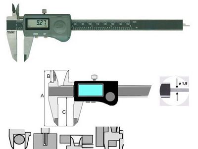 数显式游标卡尺